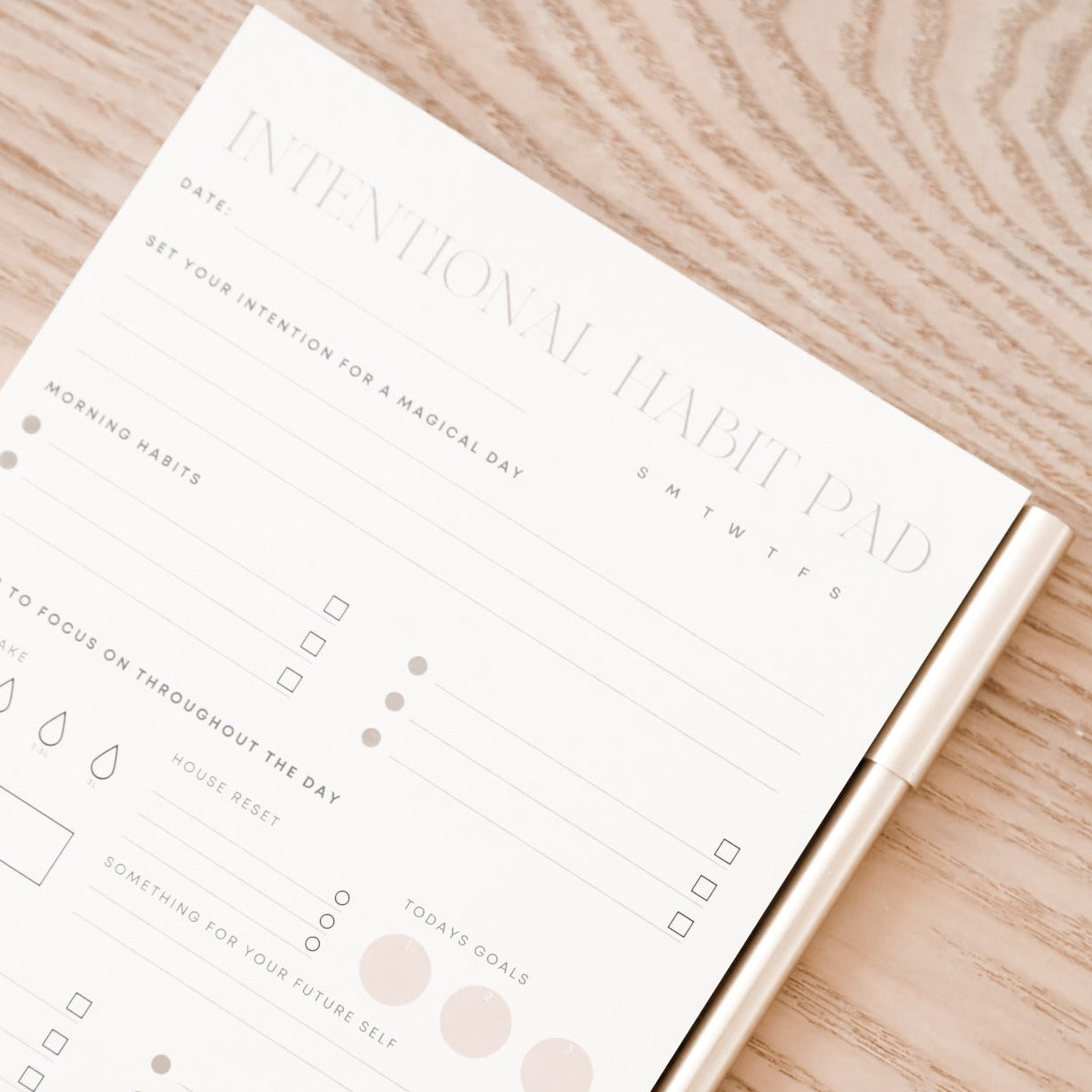 Intentional Habit Pad