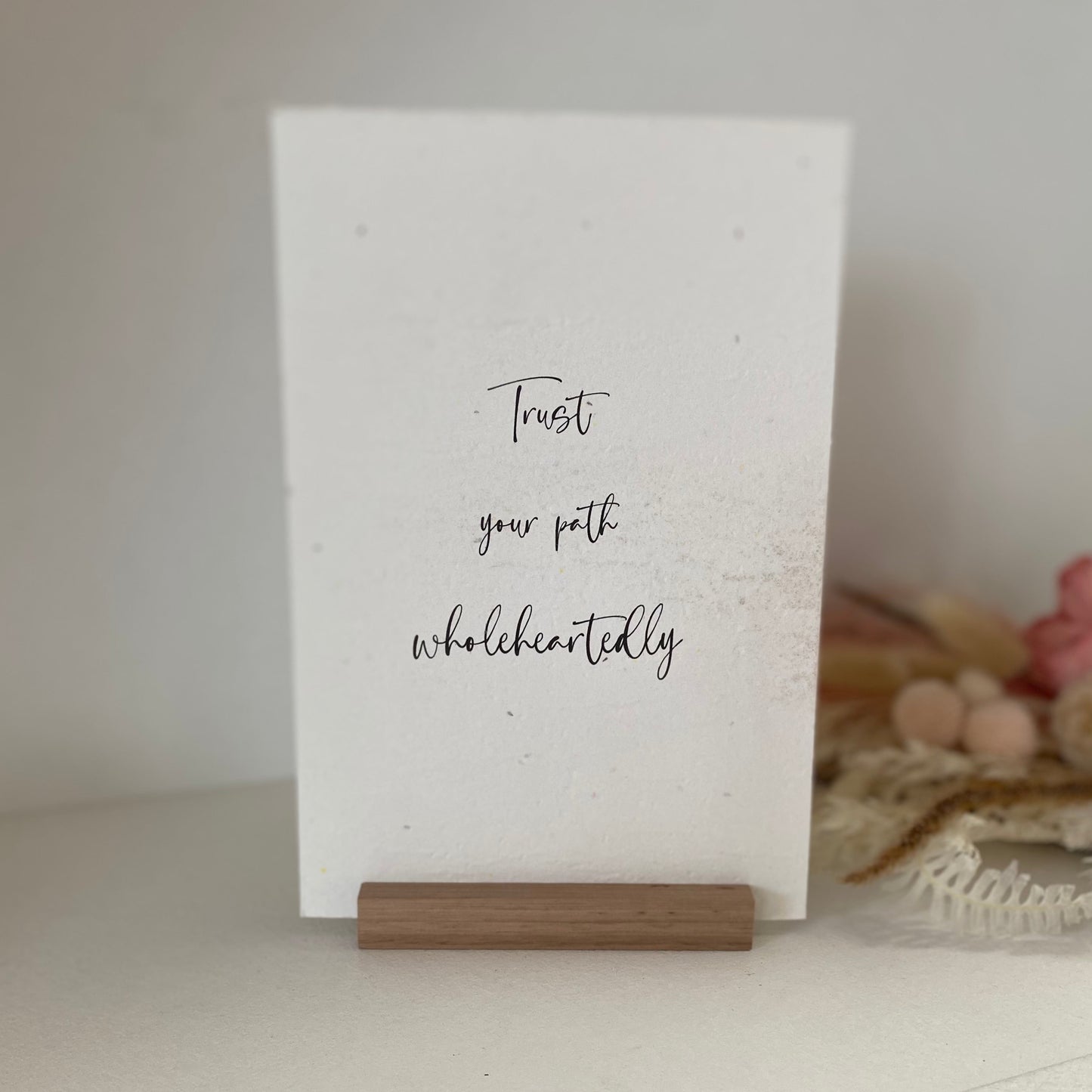 Plantable a5 affirmation cards