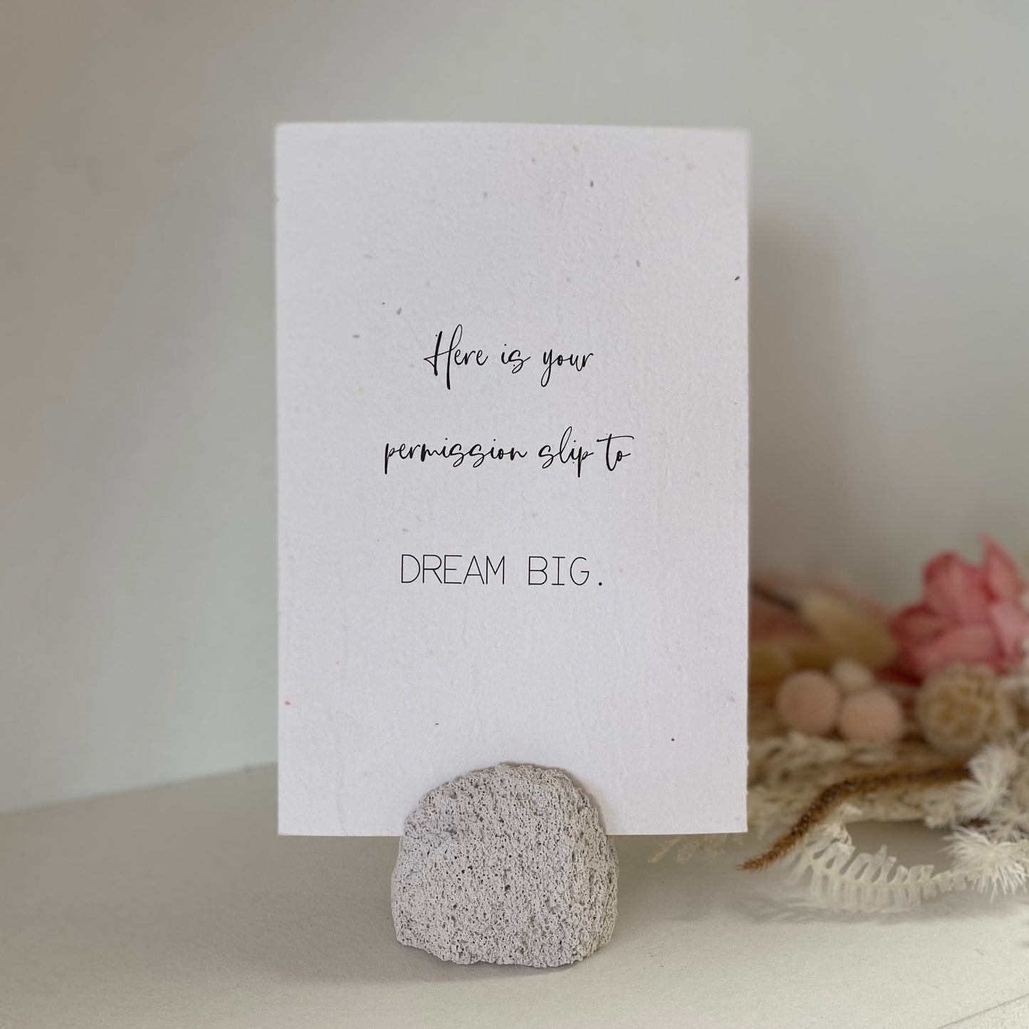 Plantable a5 affirmation cards